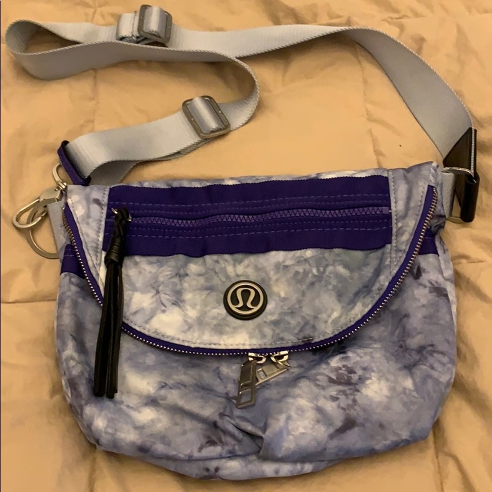 Lululemon festival crossbody bag. Purple tie dye.
